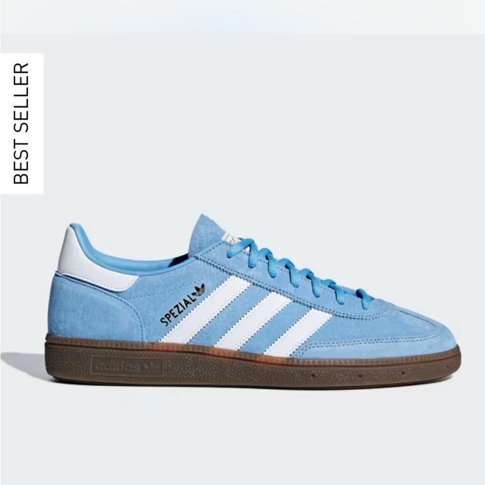 Adidas Spezial Light Blue and White Sneakers